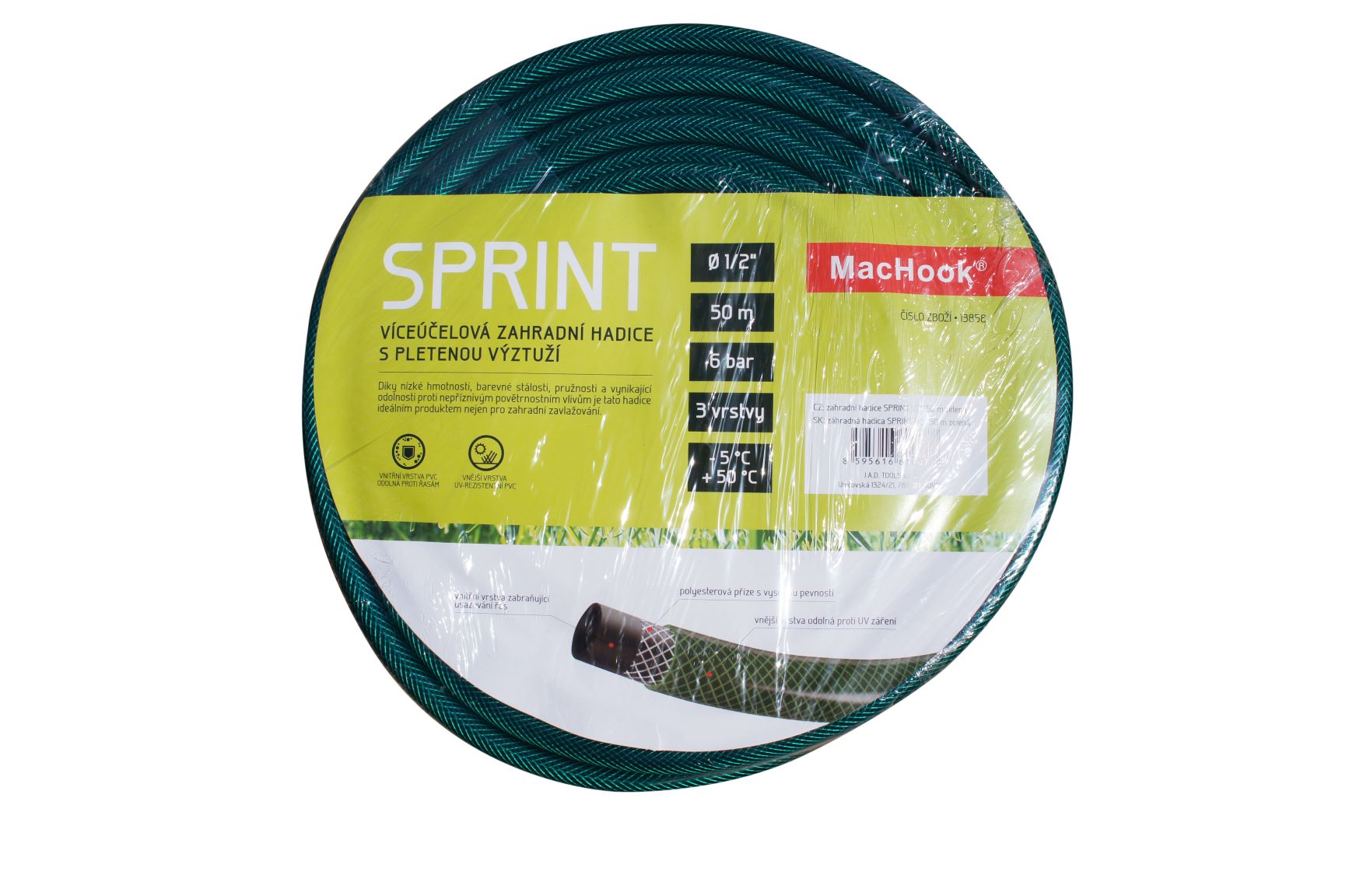 JAD Tools záhradná hadica SPRINT 5/8 50 m zelená