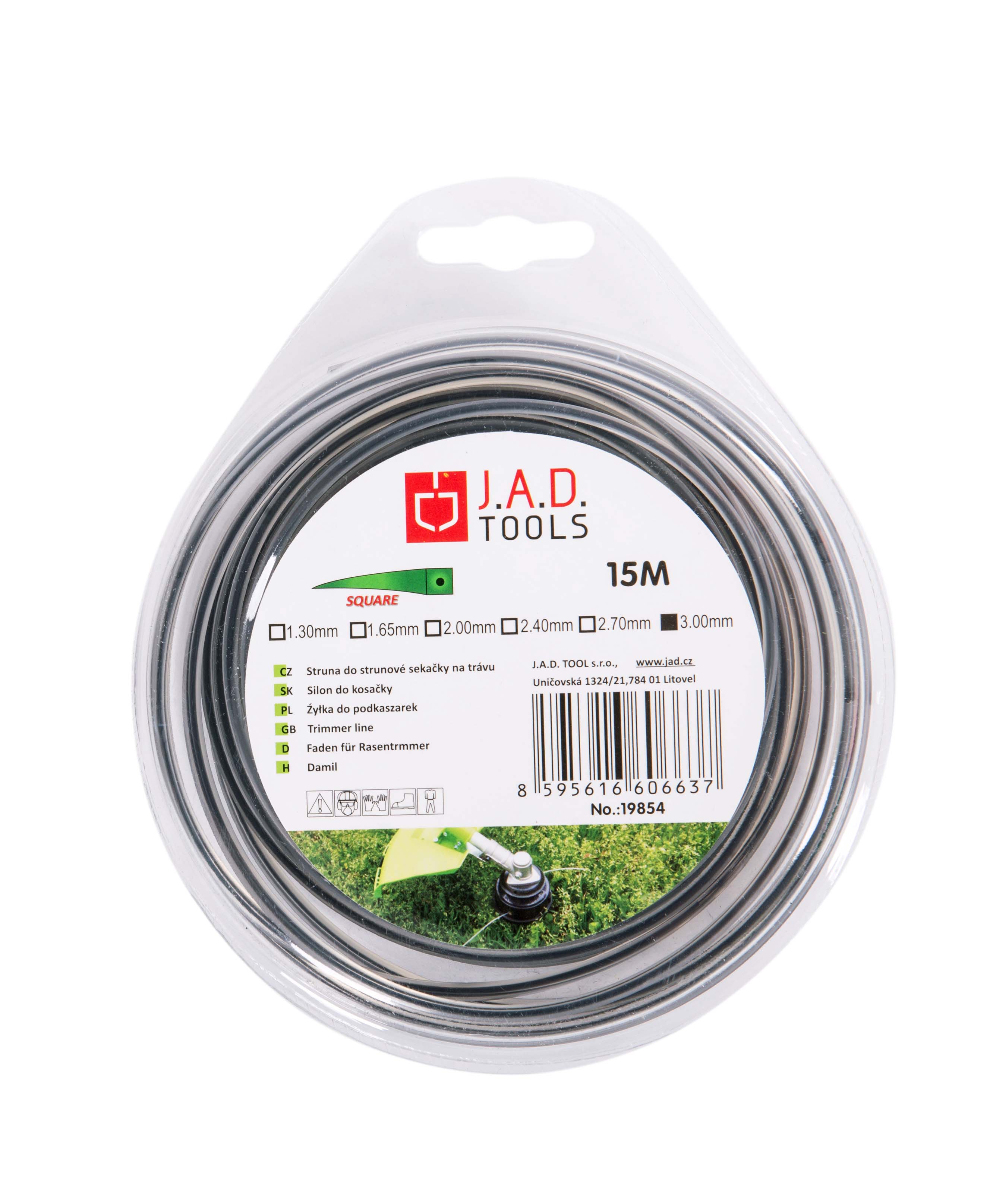struna dual štvorc.3,0mm-blister 15m