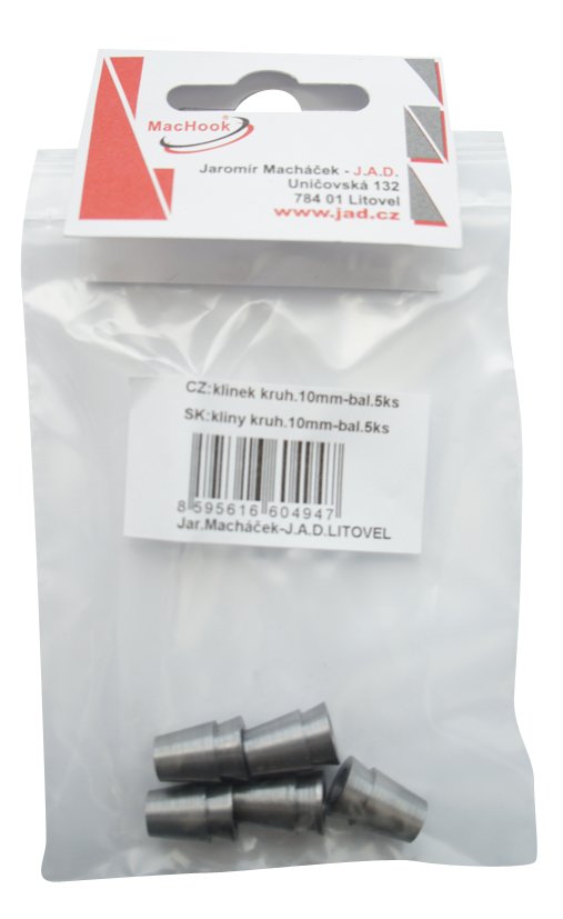 JAD Tools klin kuhový, priemer 10 mm, balenie 5ks
