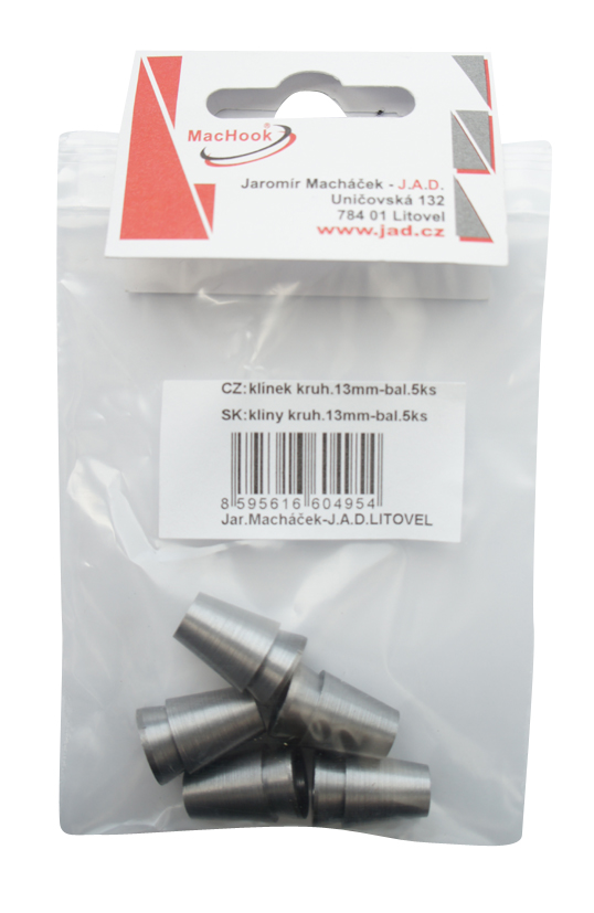 JAD Tools klin kuhový, priemer 13 mm, balenie 5ks