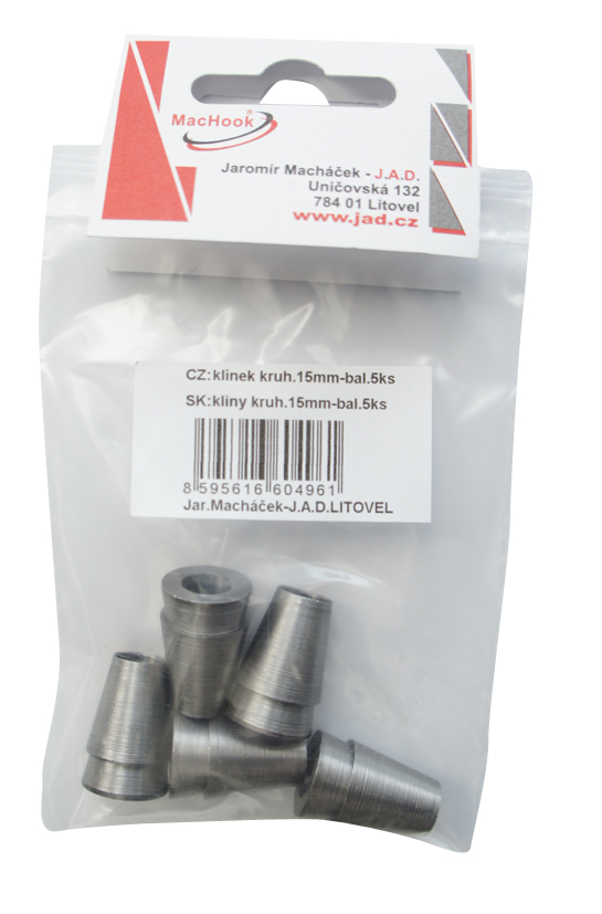 JAD Tools klin kuhový, priemer 15 mm, balenie 5ks