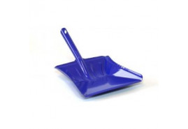 lopatka na smetí barevný lak modrá