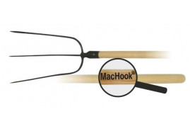 MacHook vidle 3hr. s násadou 130 cm černé